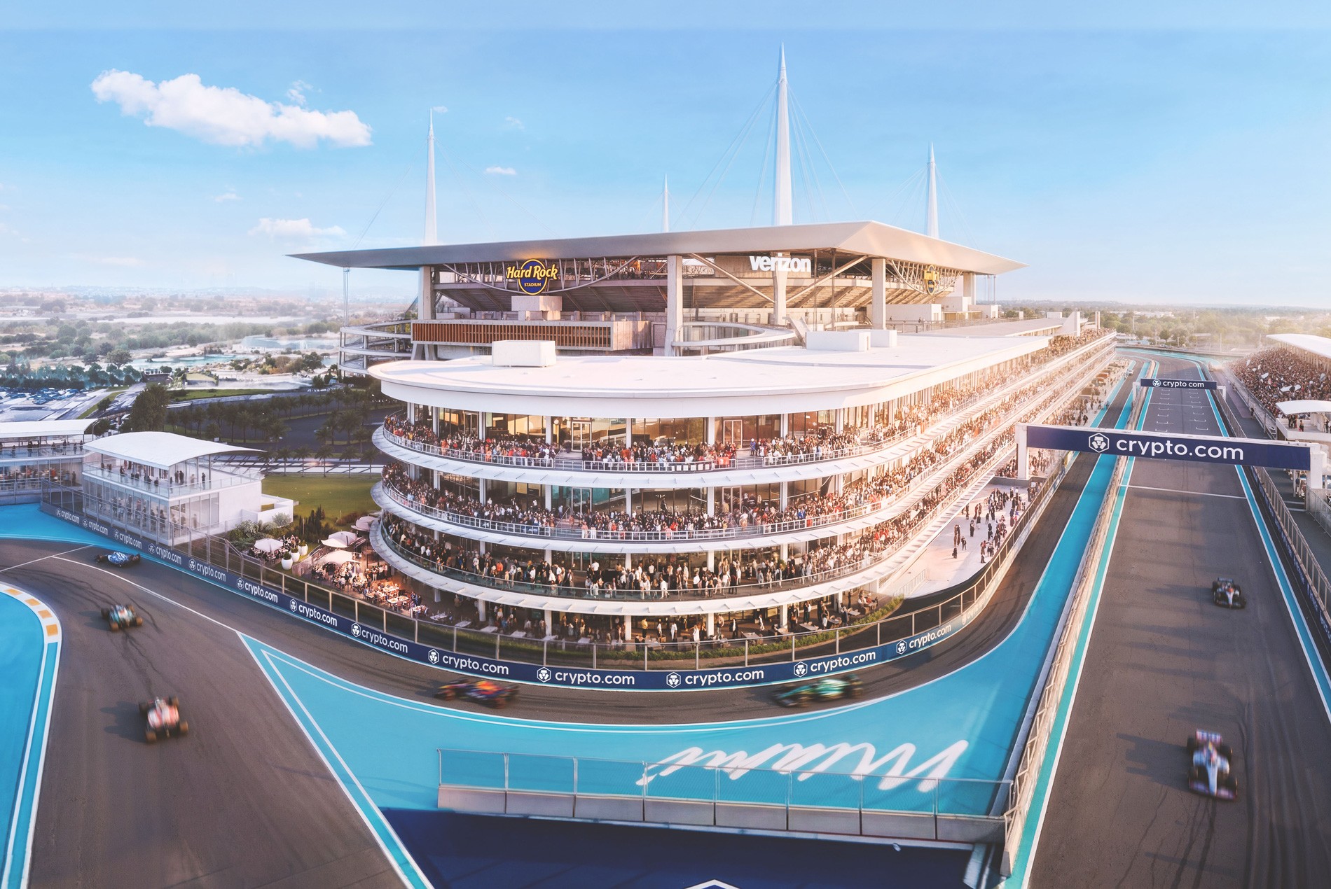 Paddock Club expansion at the Formula 1 Miami Grand Prix