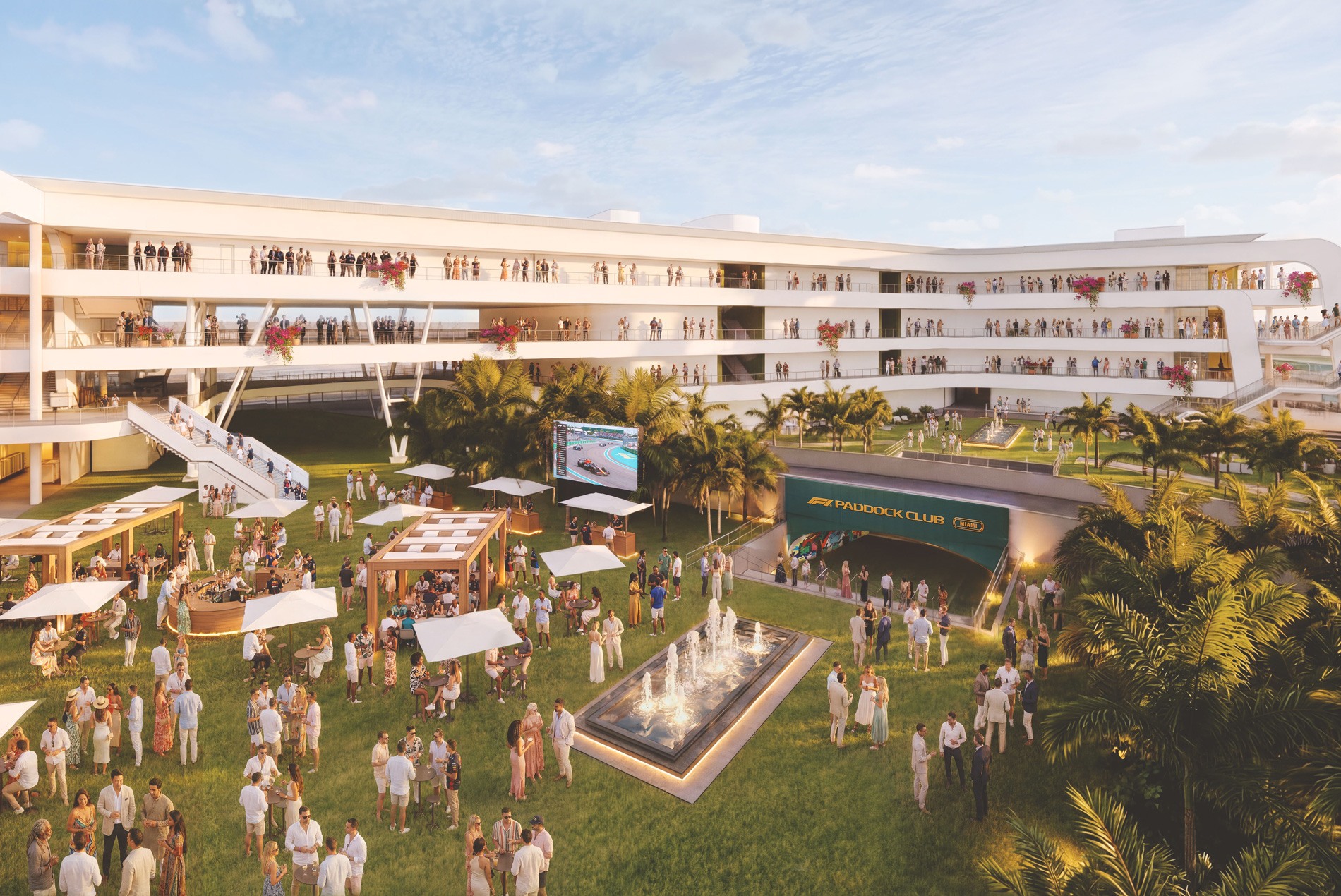 Paddock Club expansion at the Formula 1 Miami Grand Prix