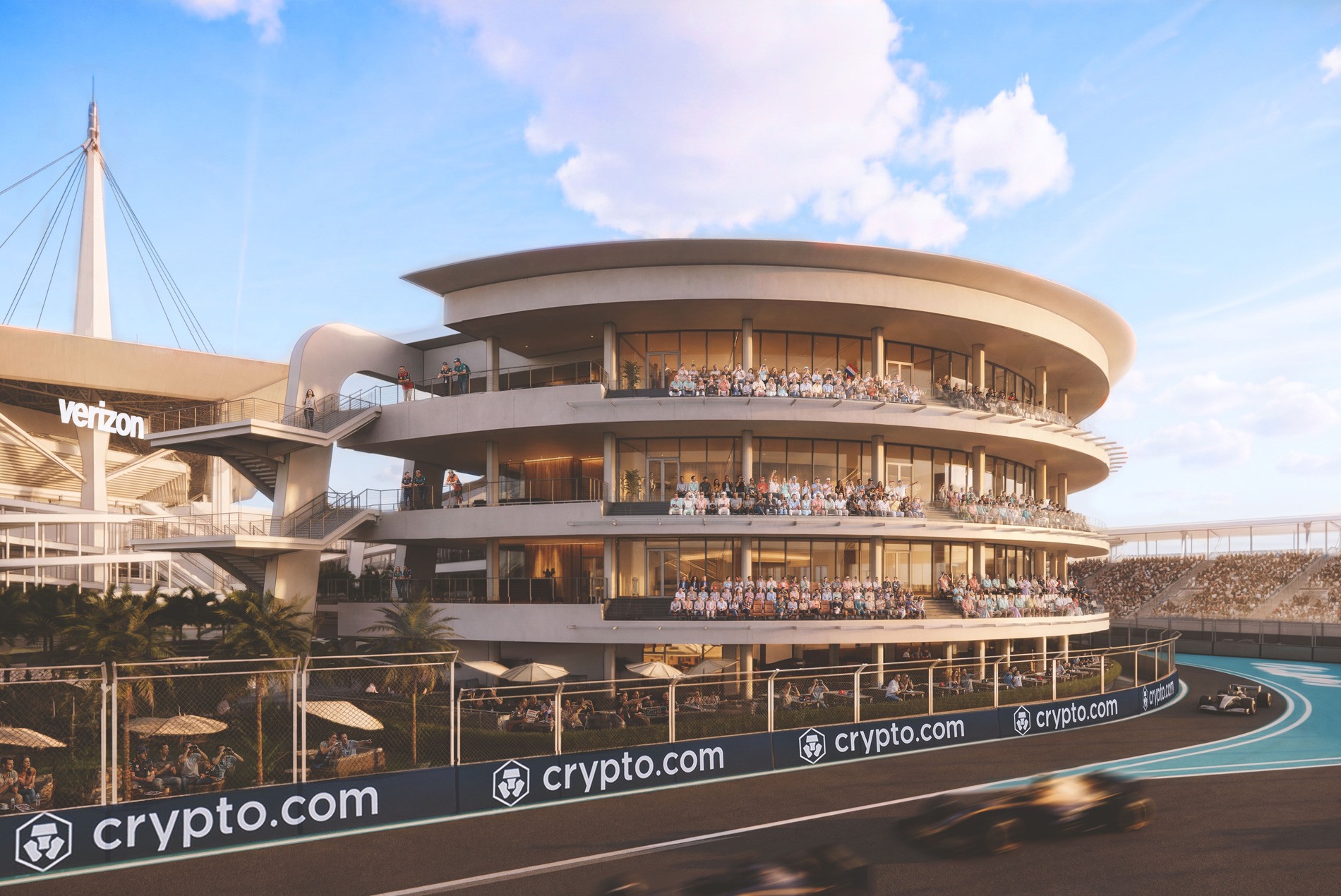 Paddock Club expansion at the Formula 1 Miami Grand Prix