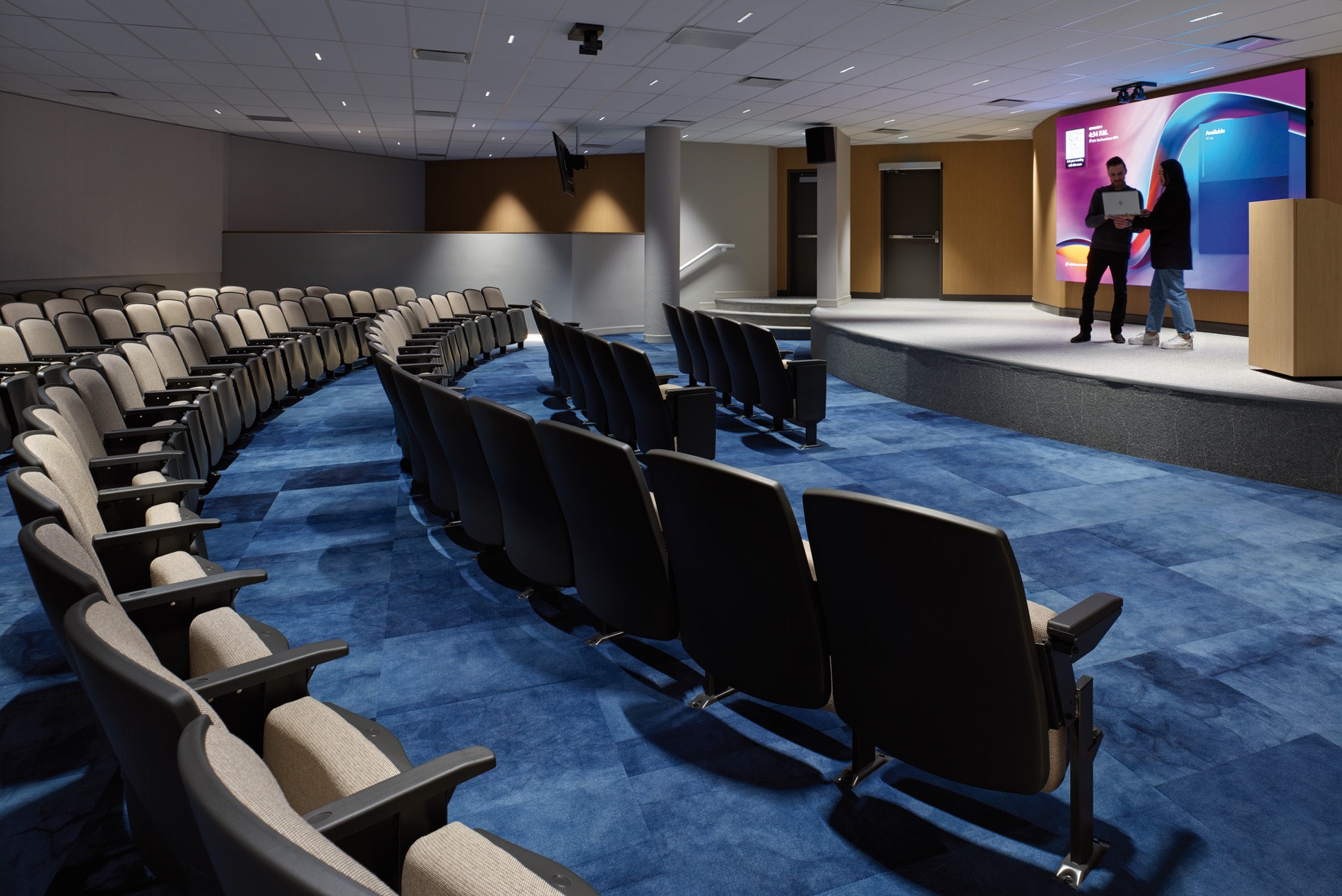 auditorium at HOK-designed Ontario Power Generation headquarters