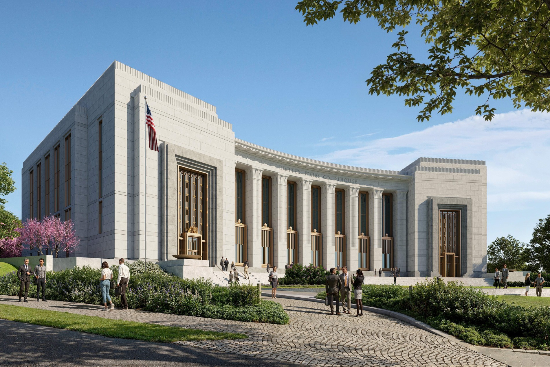 HOK-designed Chattanooga Courthouse for the U.S. General Services Administration