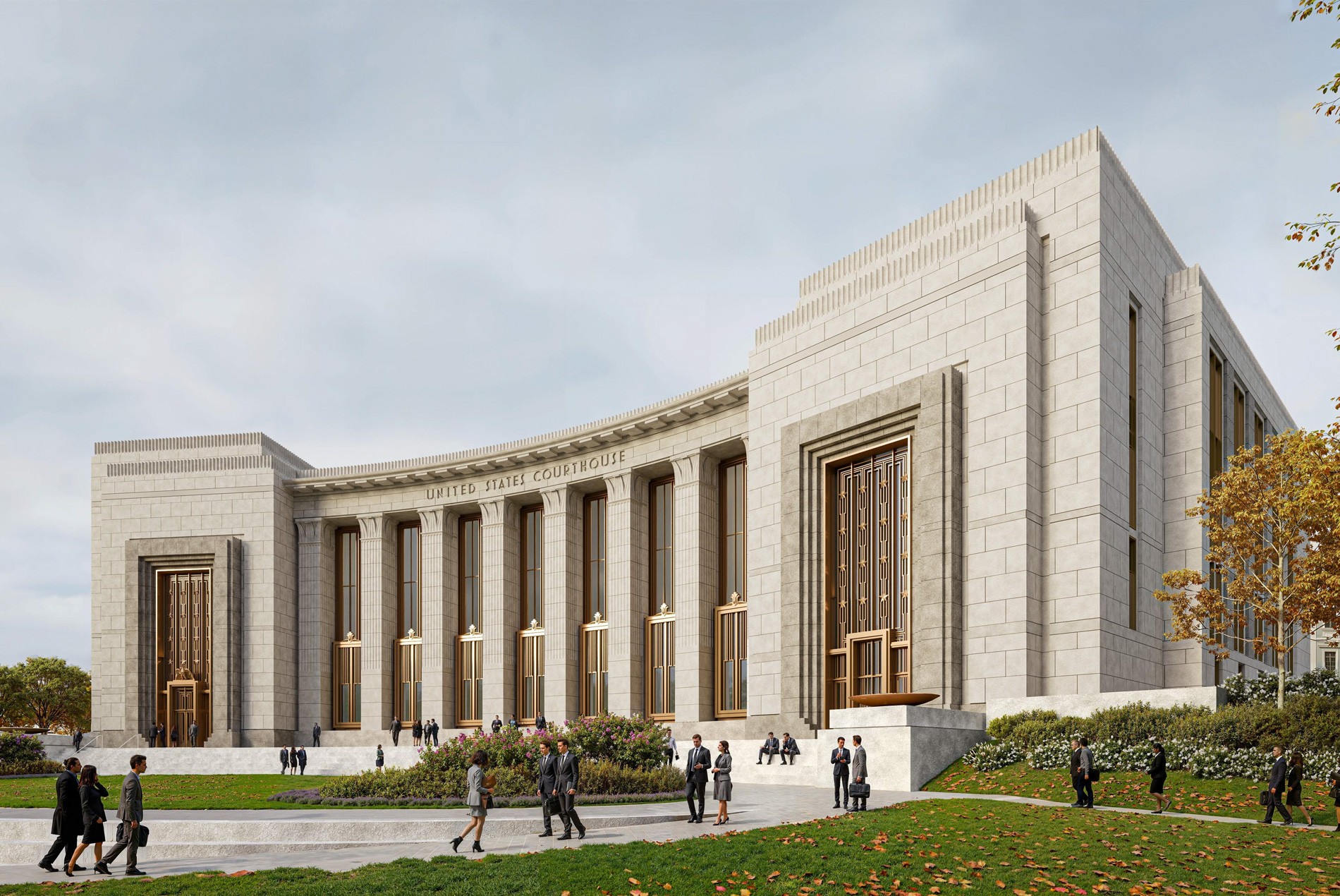 HOK-designed Chattanooga Courthouse for the U.S. General Services Administration