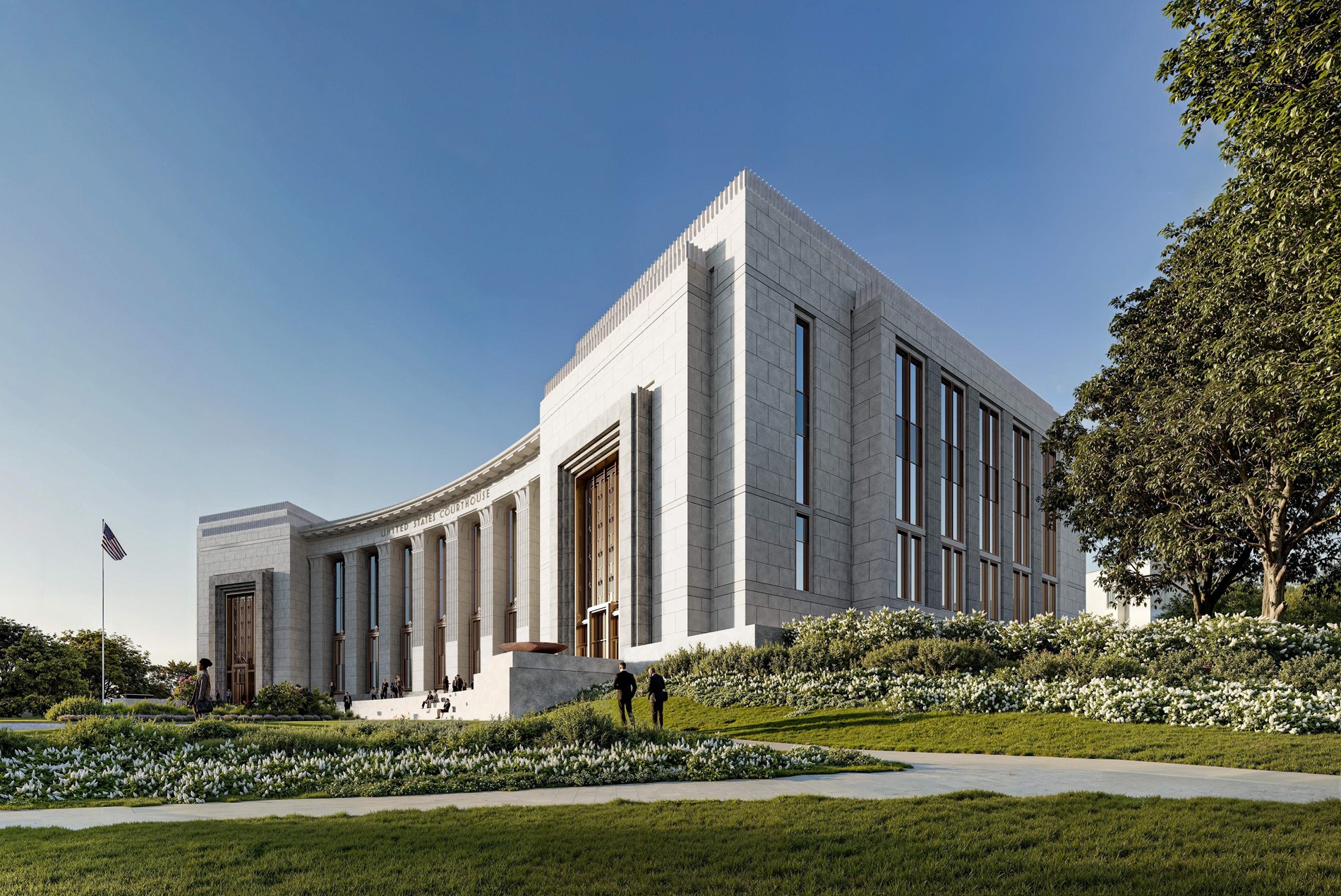 HOK-designed Chattanooga Courthouse for the U.S. General Services Administration