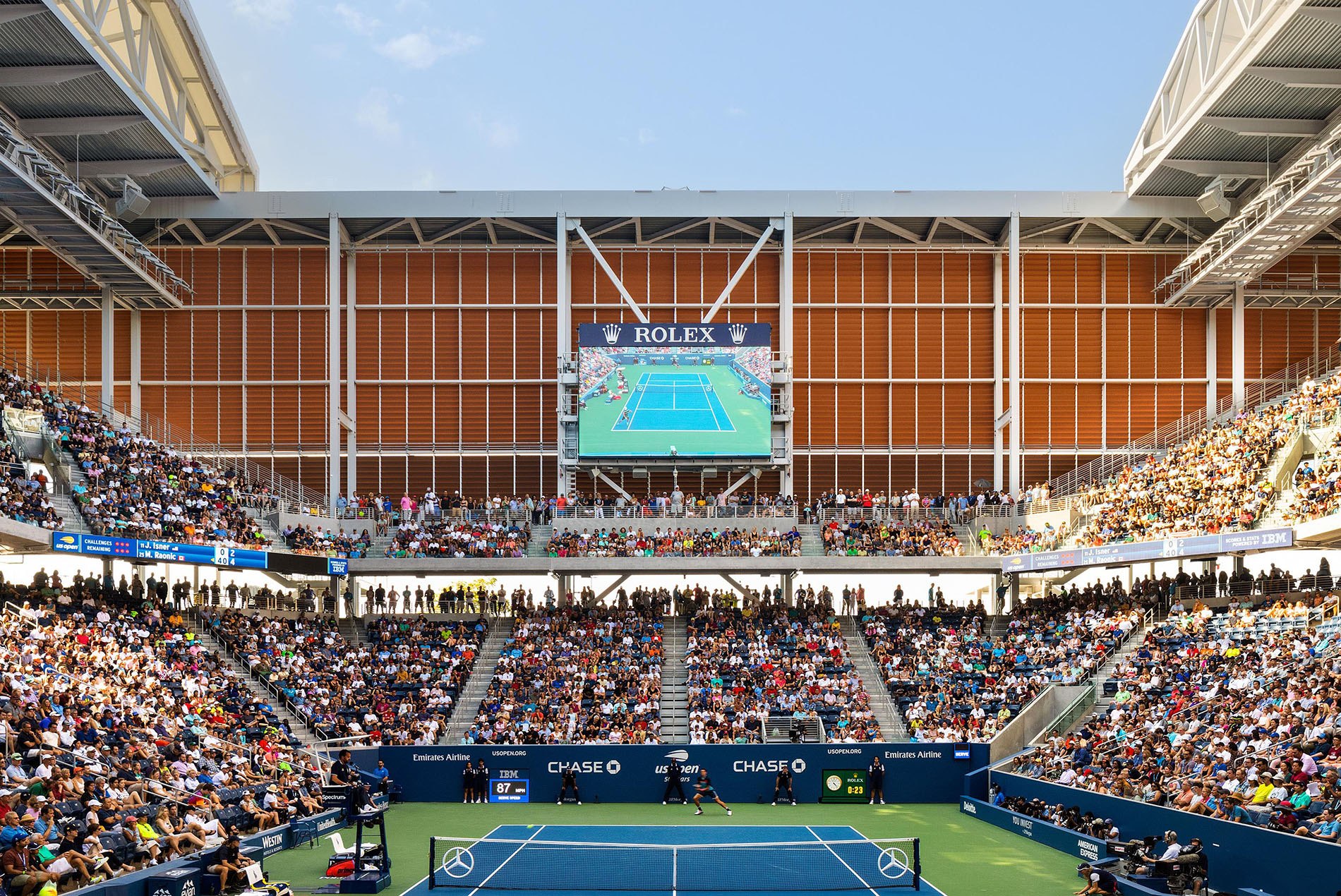 USTA Louis Armstrong Stadium HOK ROSSETTI