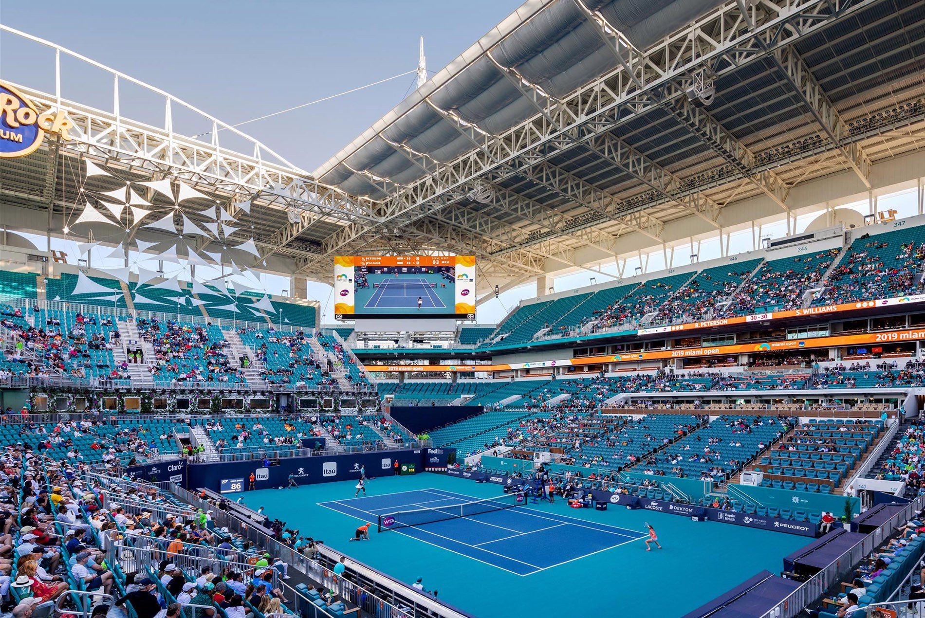 Miami Open Tennis Hard Rock Stadium HOK ROSSETTI