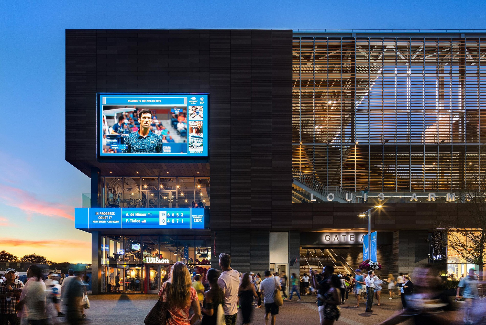 USTA Louis Armstrong Stadium HOK ROSSETTI