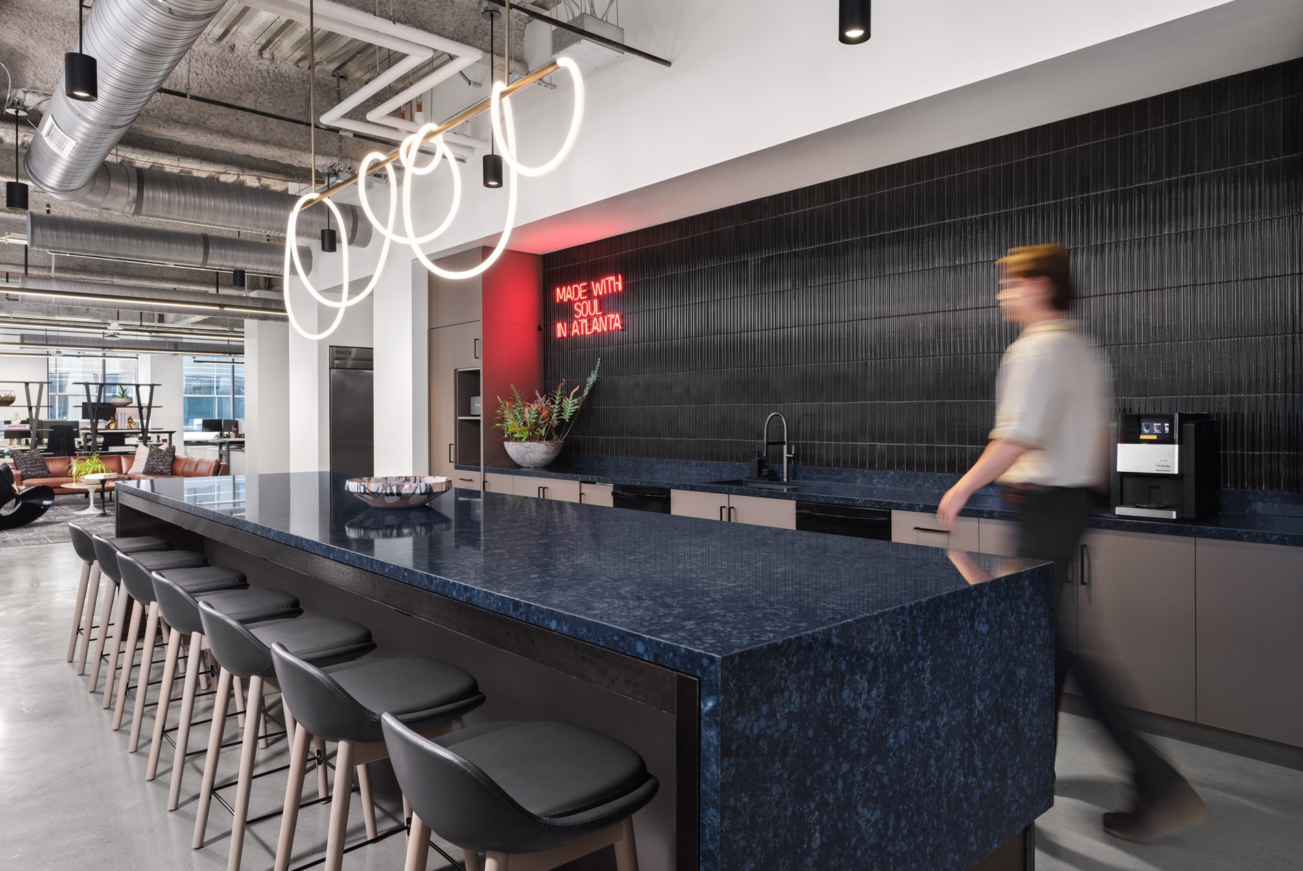 HOK Atlanta studio kitchen