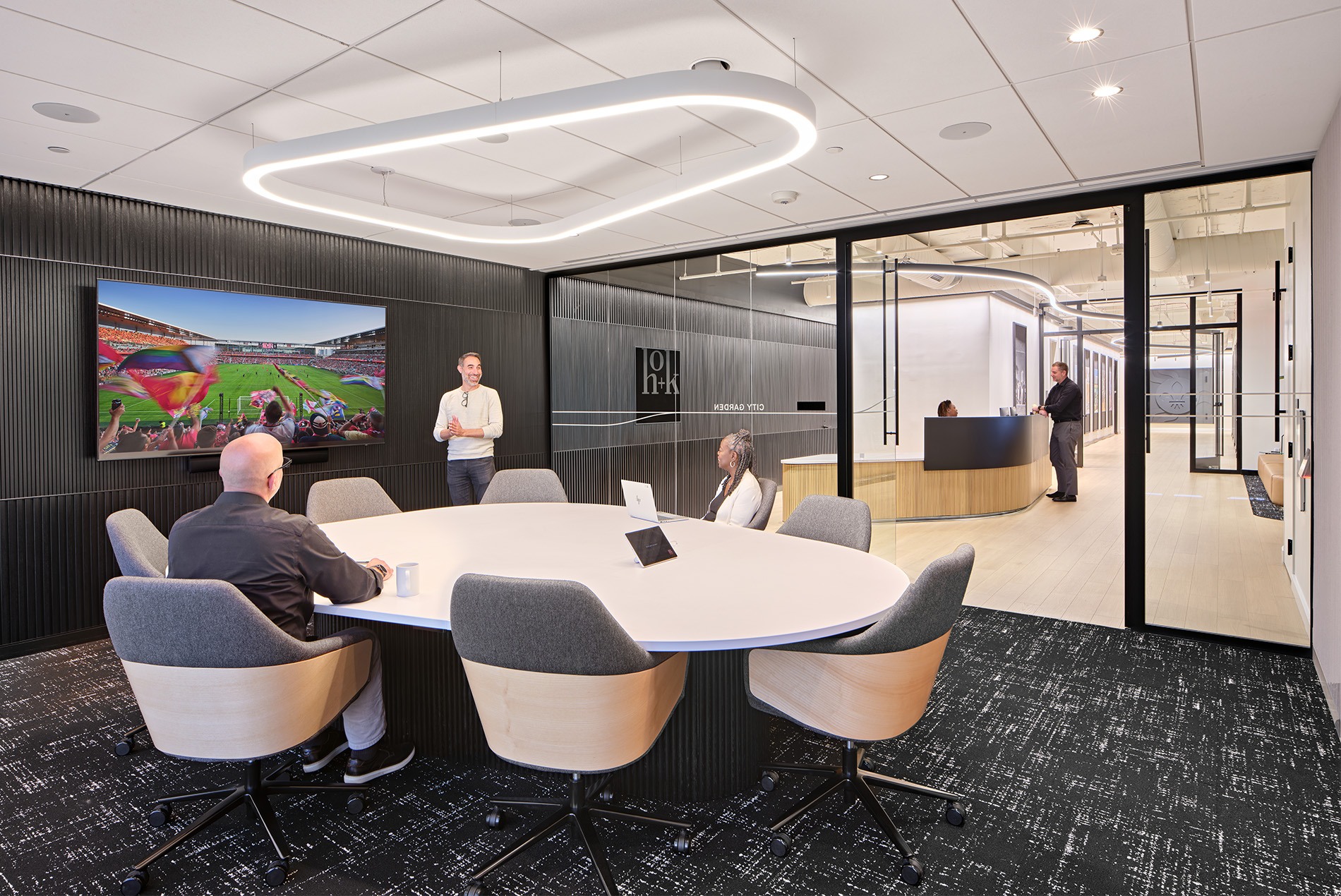 HOK St. Louis Office interior Citygarden conference room