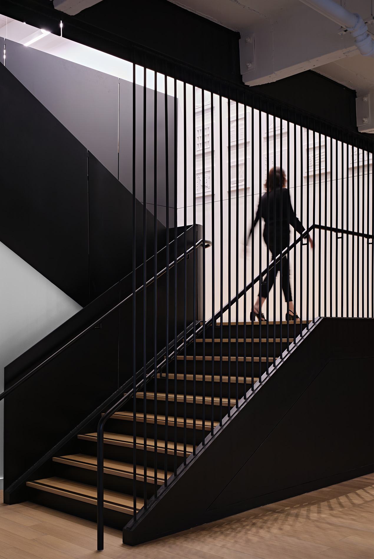 HOK St. Louis Office interior central stair