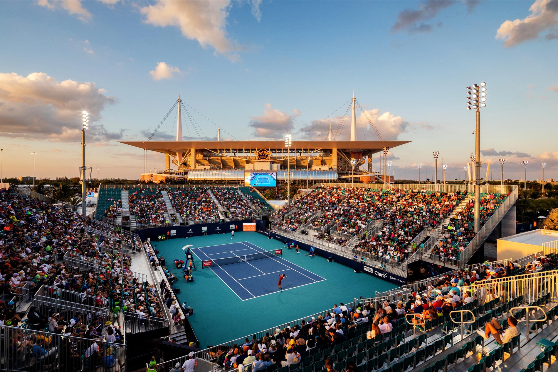Miami Open Tennis Hard Rock Stadium HOK ROSSETTI