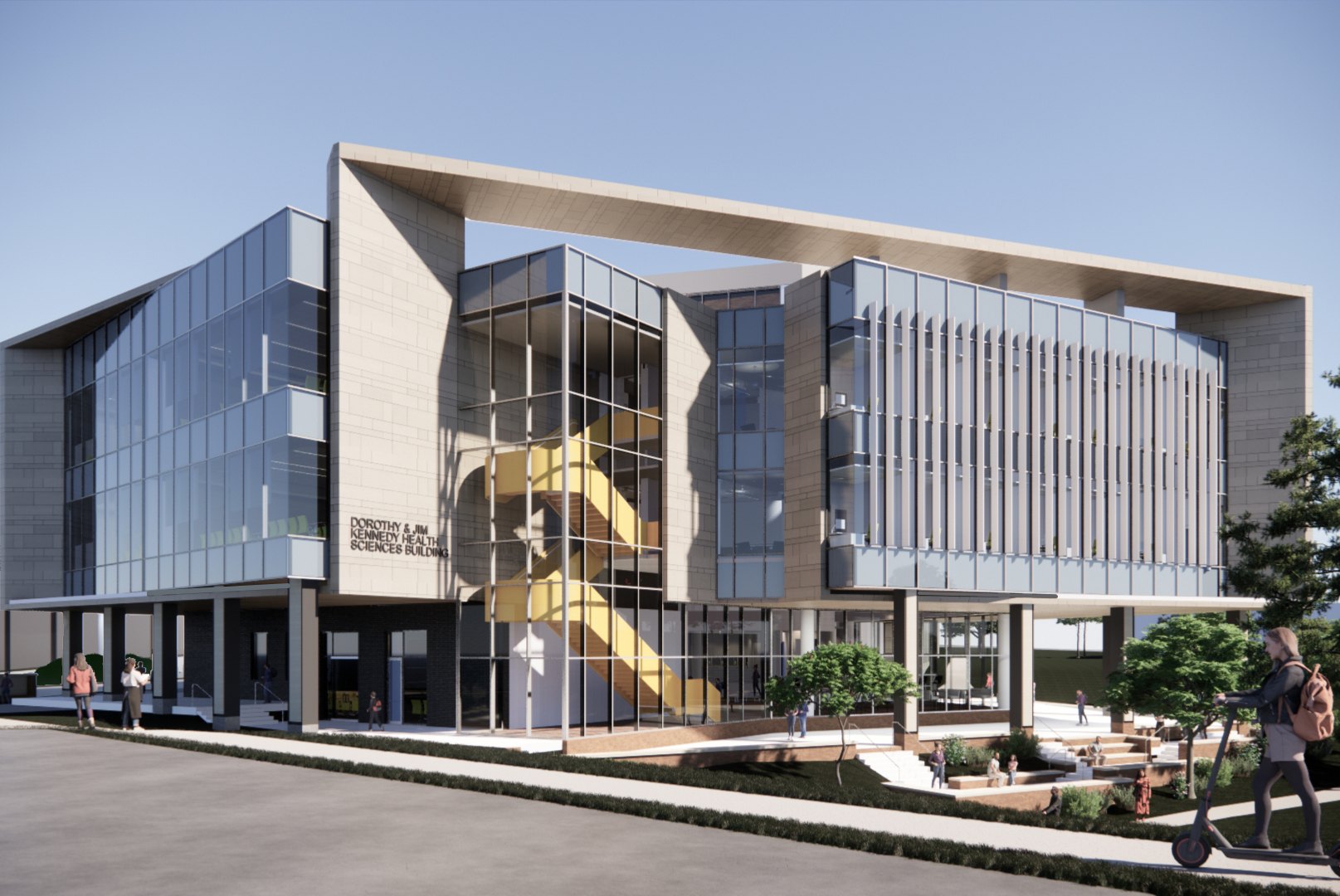 University of Tennessee Dorothy and Jim Kennedy Health Sciences Building in Chattanooga designed by HOK