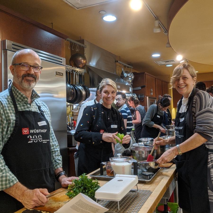 HOK Tampa studio at cooking class
