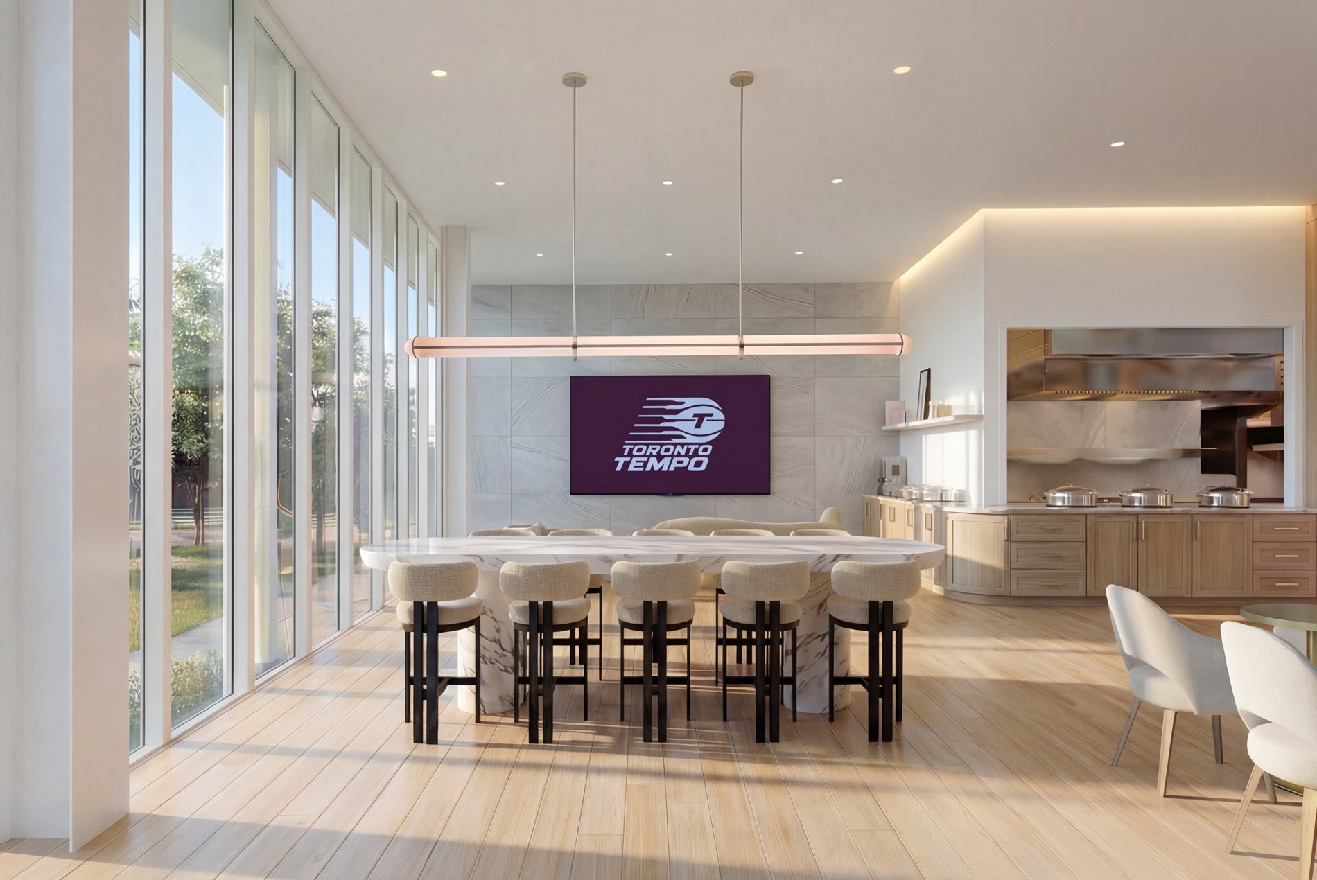 Toronto Tempo Performance Centre dining space by HOK